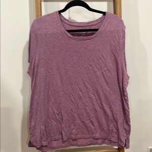 Eddie Bauer Purple Oversized Relaxed T-Shirt